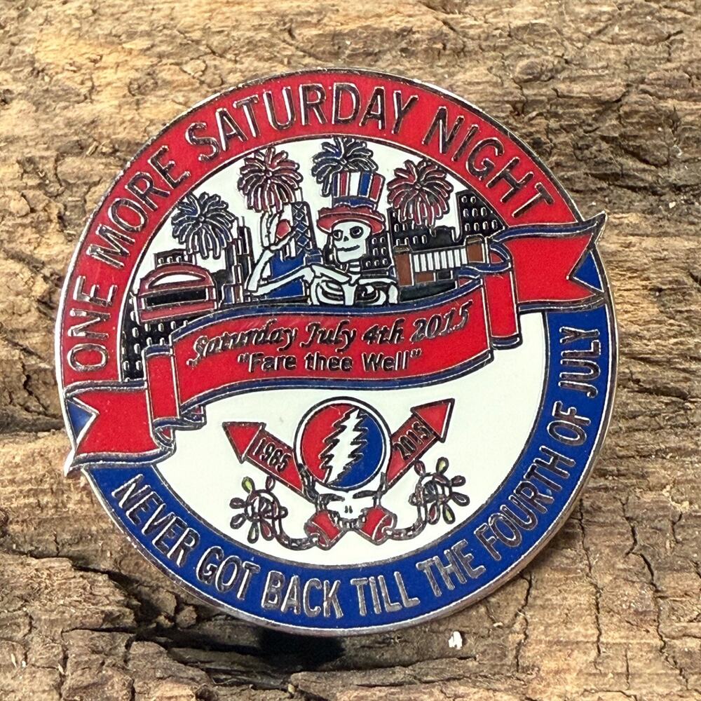 Grateful Dead Zeke D “One More Saturday Night” 7/4/2015 Fare Thee Well Pin #036/
